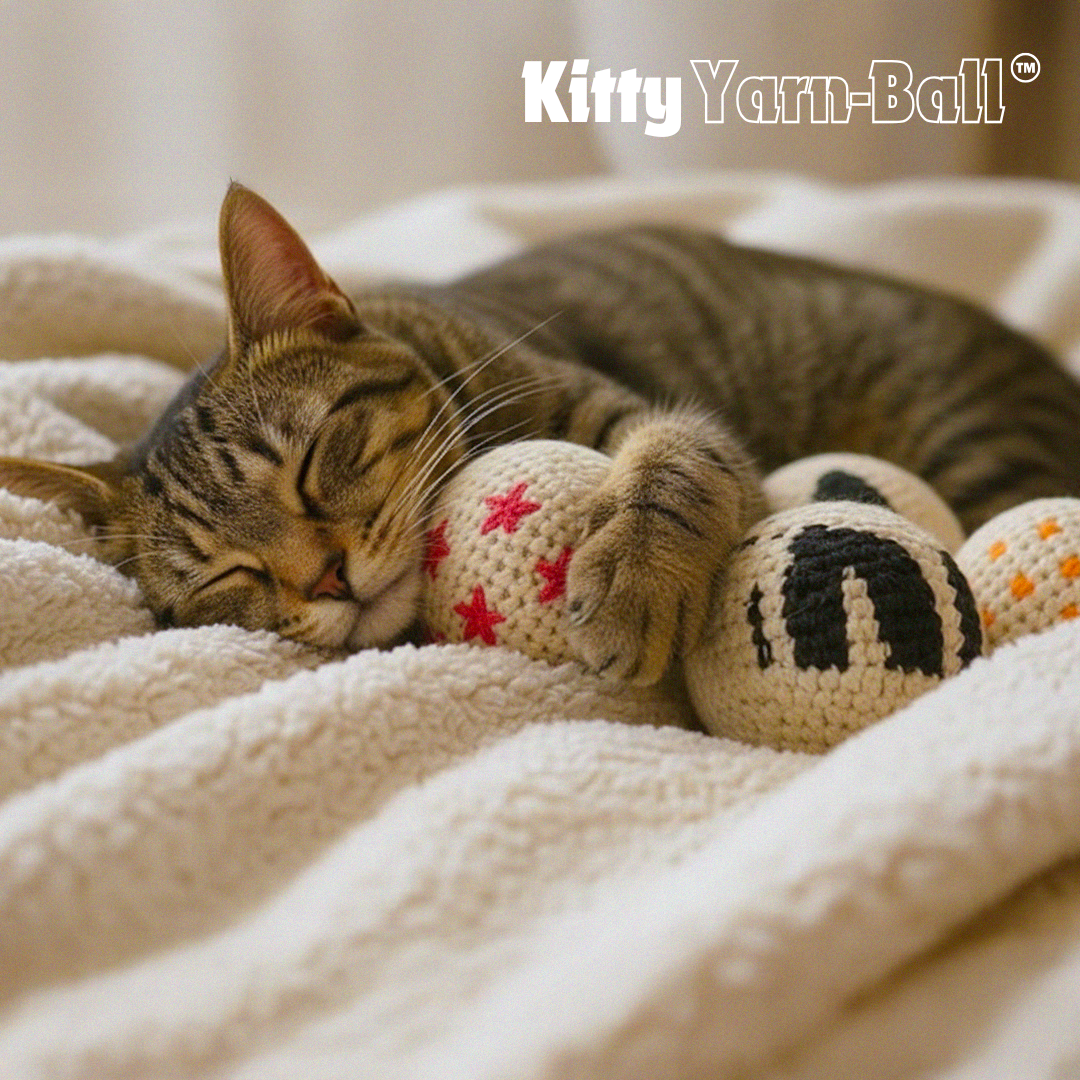 Kitty Yarn-Ball [4 pack]